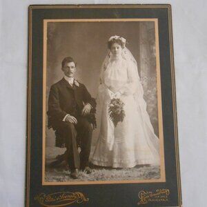 Vintage Wedding Photograph, Petri&Svenson Studio, Minneapolis, Couples, Photos